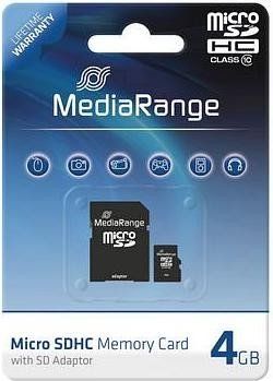 4 GB microSDHC, Speicherkarte