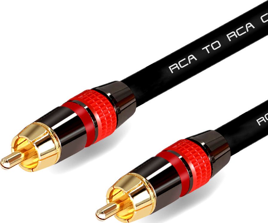 Mozos RCA (Cinch) - RCA (Cinch) kabel 3m černý (MCABLE-RR)