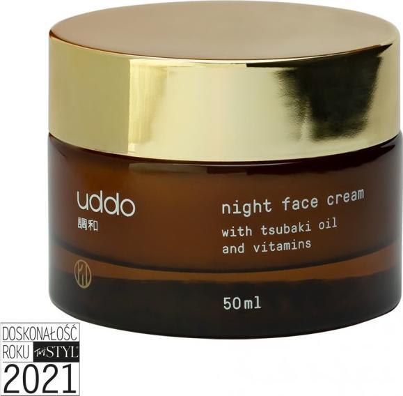 Uddo UDDO_Night Face Cream pleťový krém s vitamíny a Tsubaki olejem na noc 50 ml