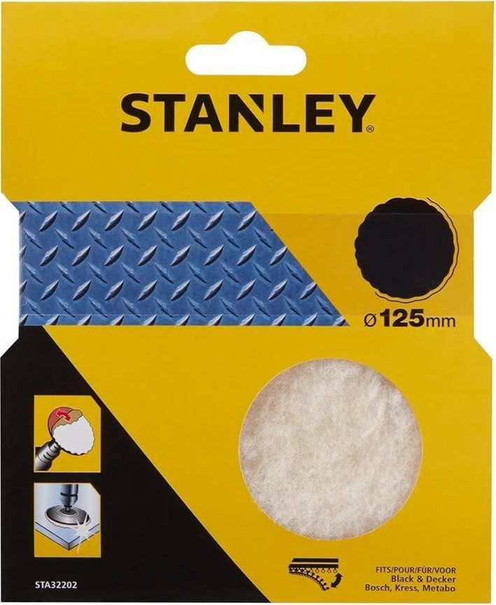 Leštící pad Stanley Wool 125 mm