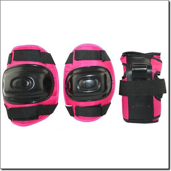 Sada chráničů NILS Extreme H108 velikost L Dark Pink (16-2-333)