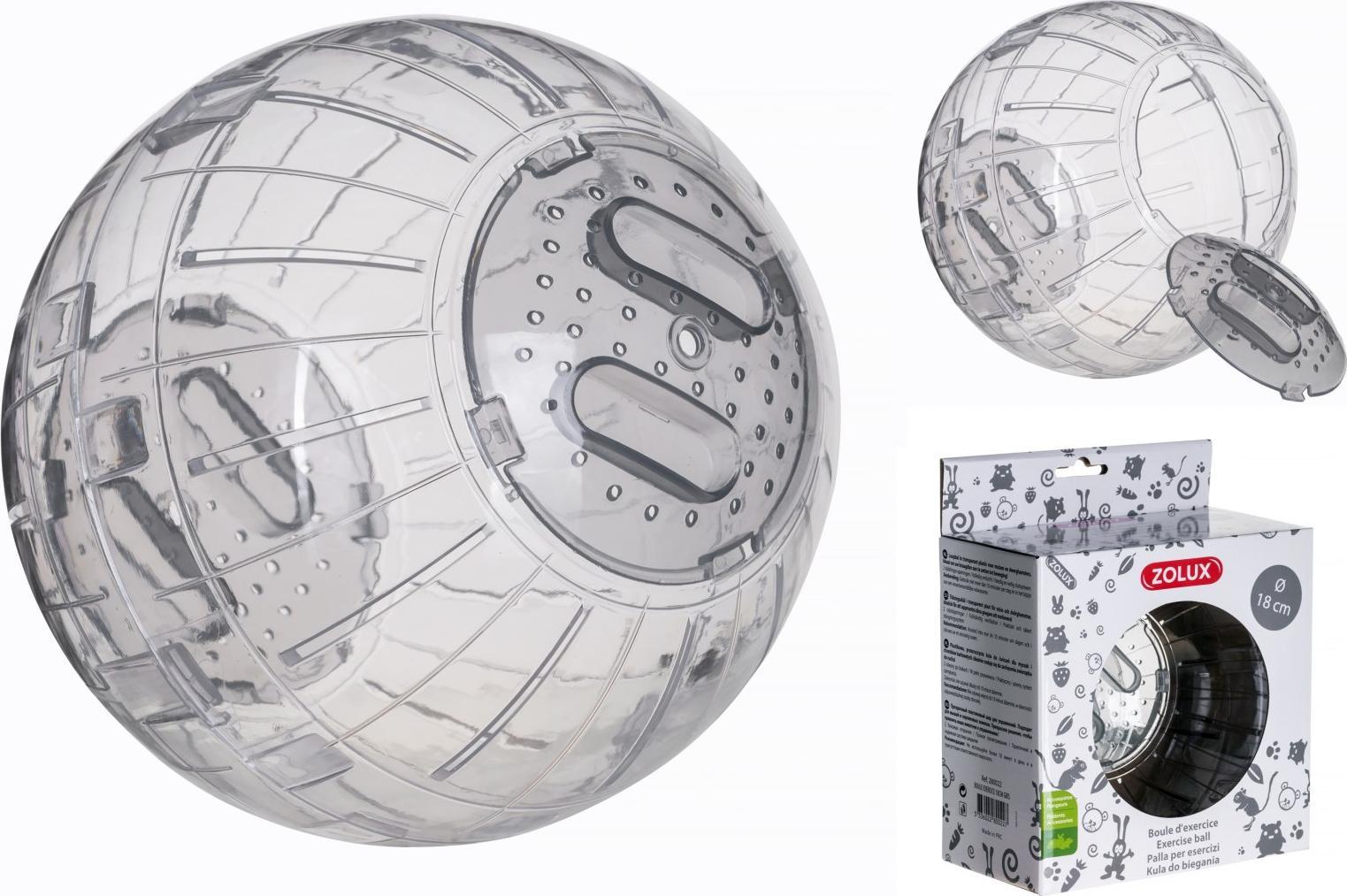 Zolux ZOLUX Cvičební míč 18 cm, barva šedá