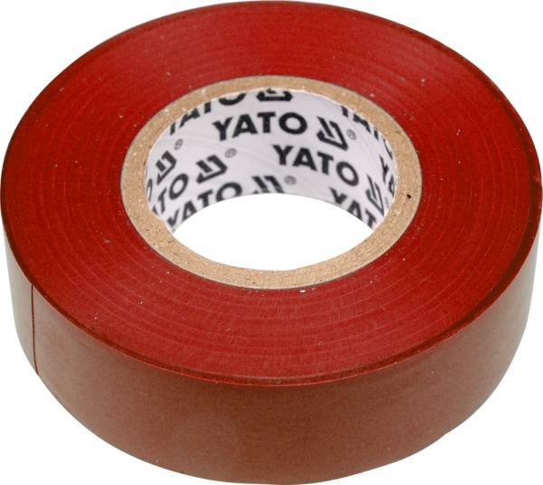 Yato Electrical izolační páska 19mm x 0,13mm 20m červená (YT-8166)