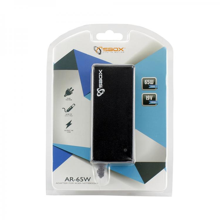 Sbox Adapter for Acer notebooky AR-65W