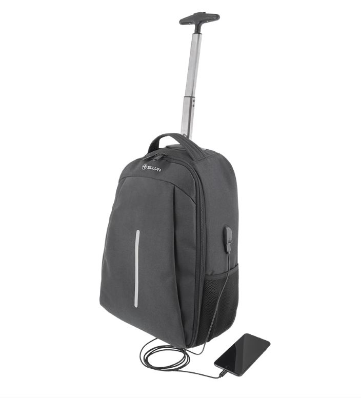 Tellur 15.6 Notebook Trolley Rolly, USB port, black
