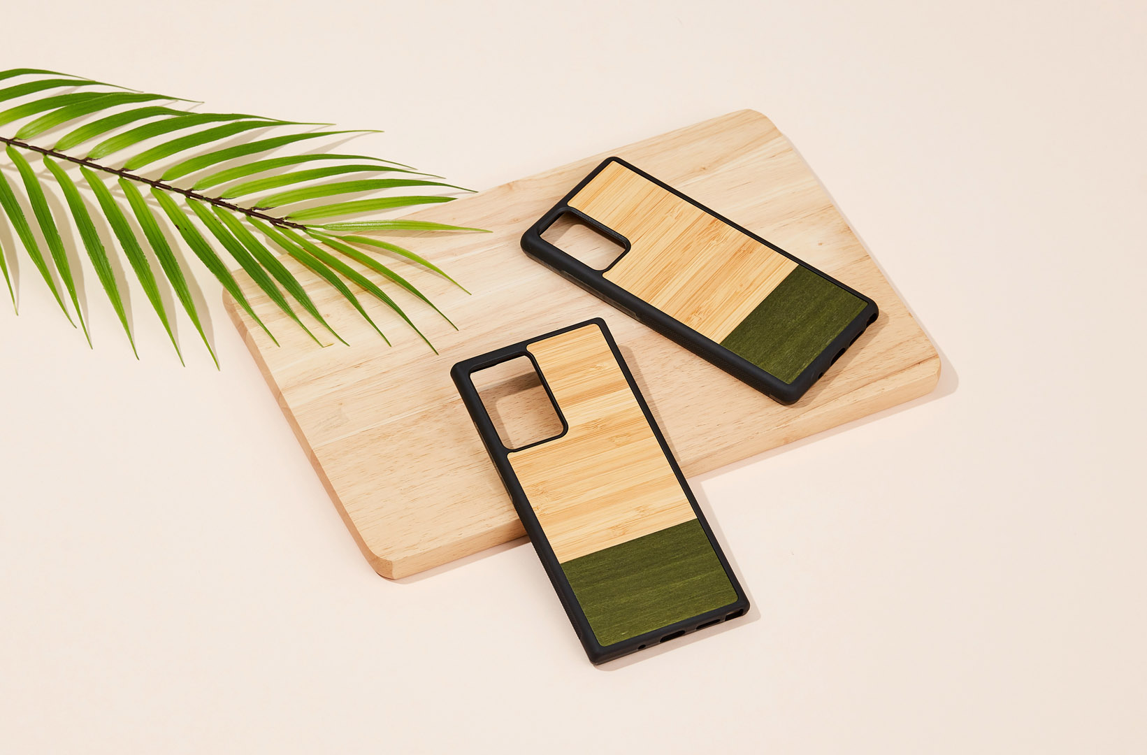 MAN&WOOD case for Galaxy Note 20 bambus forest black