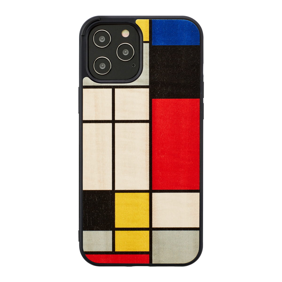 MAN&WOOD case for iPhone 12 Pre Max mondrian wood black