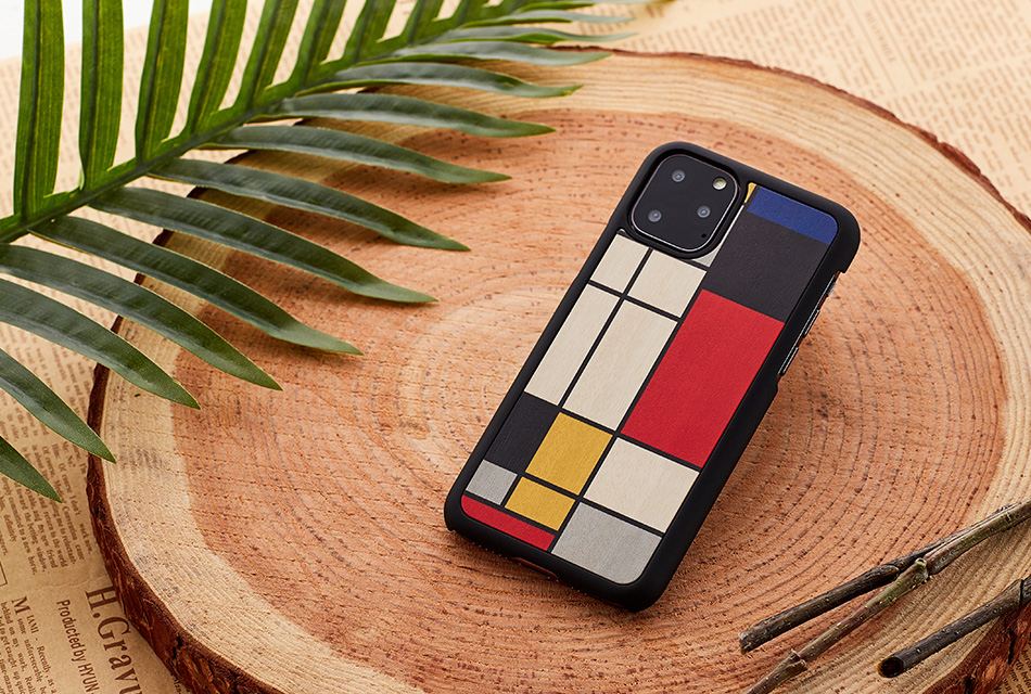 MAN&WOOD SmartPhone case iPhone 11 Pre Max mondrian wood black