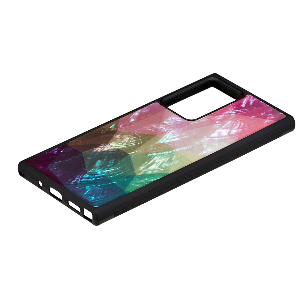 iKins case pre Samsung Galaxy Note 20 Ultra water flower black