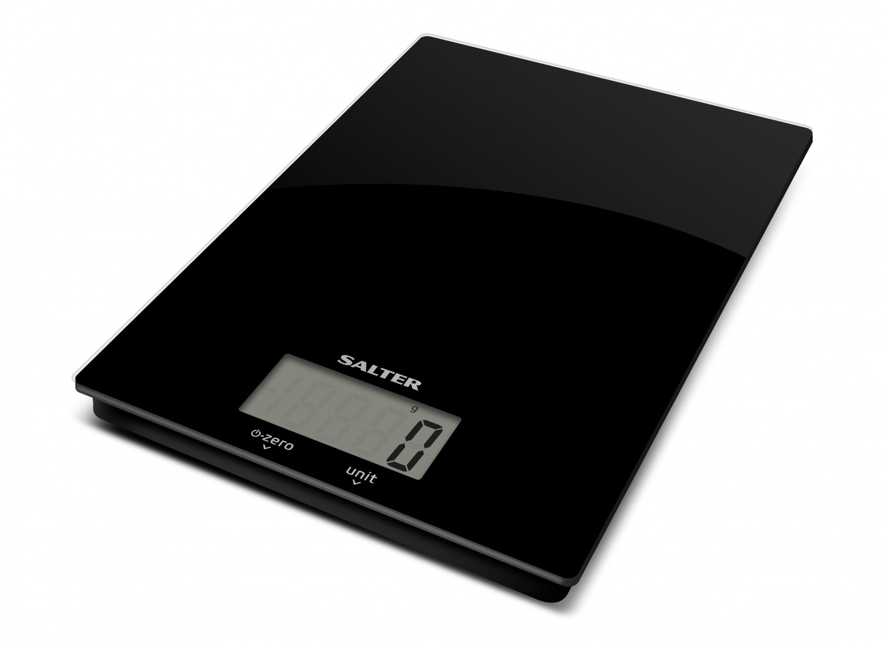 Salter 1170 BKDR Ultra Slim Glass Digital kuchynská váha čierná