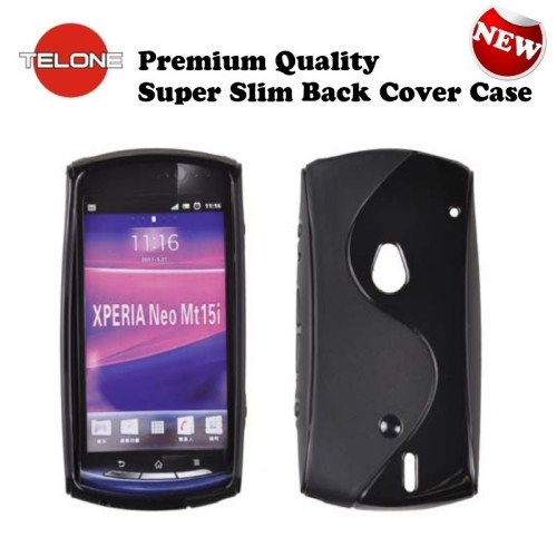Telón back case S-Case pre Sony MT15i/MT11i Neo V čierny