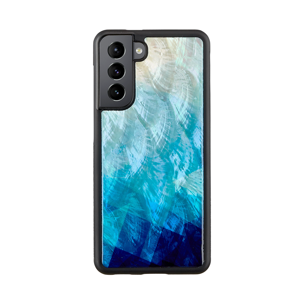 iKins case pre Samsung Galaxy S21 blue lake black