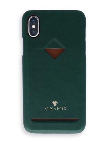 VixFox Card Slot Back Shell pre iPhone X/XS lesný zelený