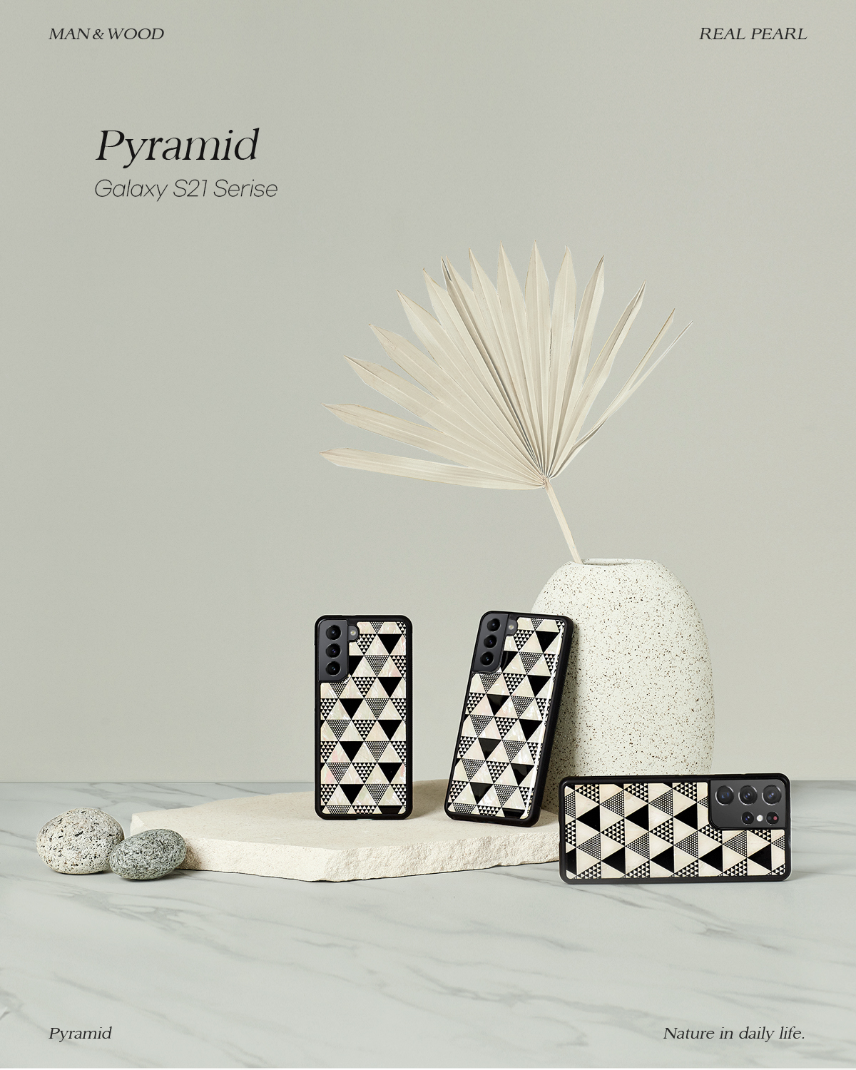 iKins case pre Samsung Galaxy S21+ pyramíd black