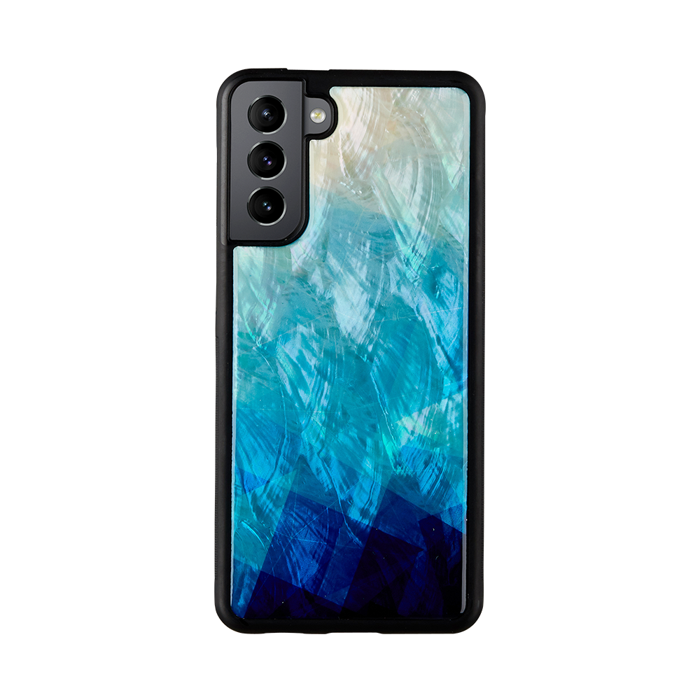 iKins case pre Samsung Galaxy S21+ blue lake black