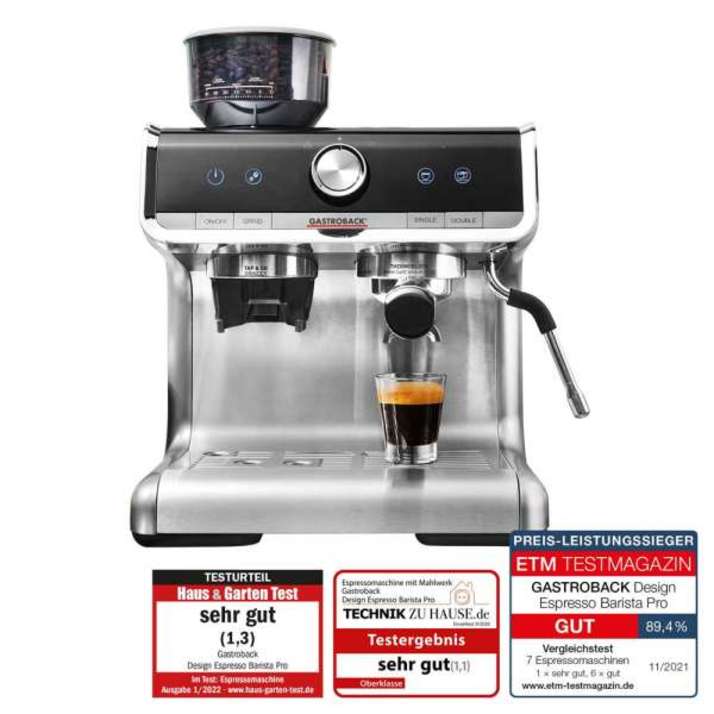 Gastroback 42616 Design Espresso Barista Pro