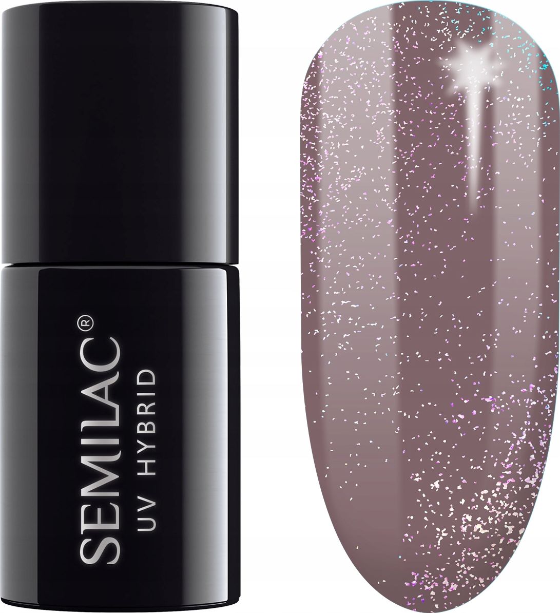 Semilac Semilac Hybridní lak č. 322 Shimmer Dust Brown 7ml univerzální