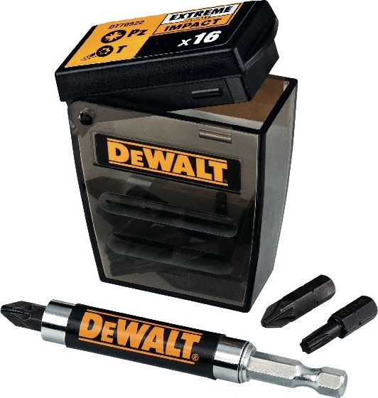 Sada rázových bitů Dewalt 1/4 16 ks.