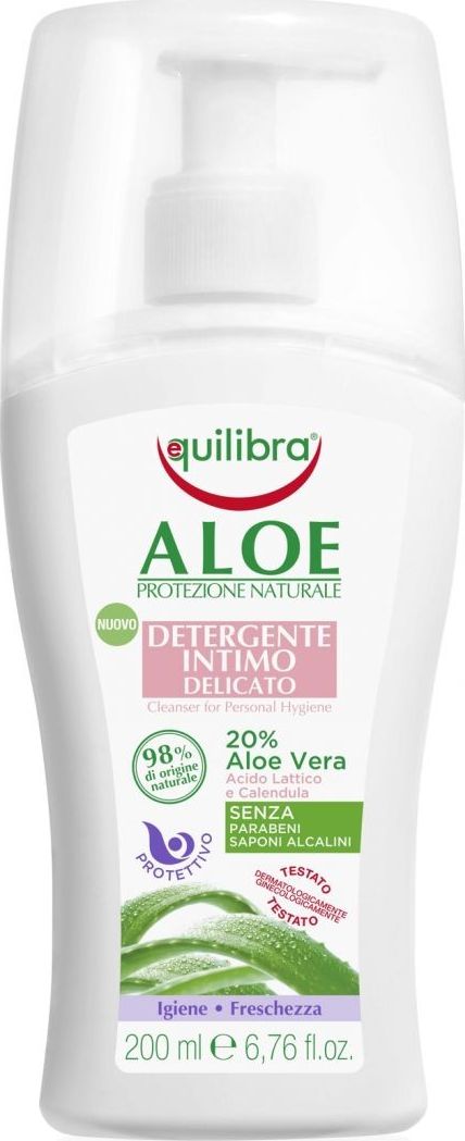 Equilibra Jemný gél na intímnu hygienu Aloe Vera 200ml