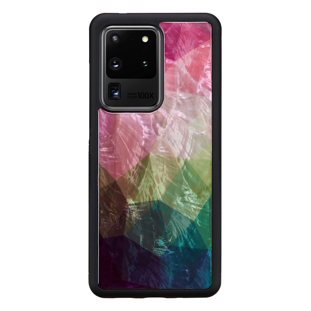 iKins case pre Samsung Galaxy S20 Ultra water flower black