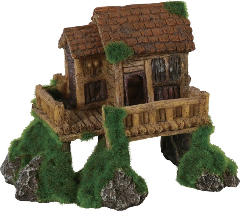 Zolux ZOLUX Akvarijní dekorace KIPOUSS bouda S - se semínky živých rostlin