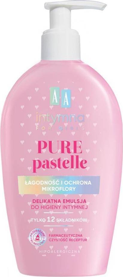 AA AA_Intymna For Girls Pure Pastelle jemná emulze pro intimní hygienu 300ml