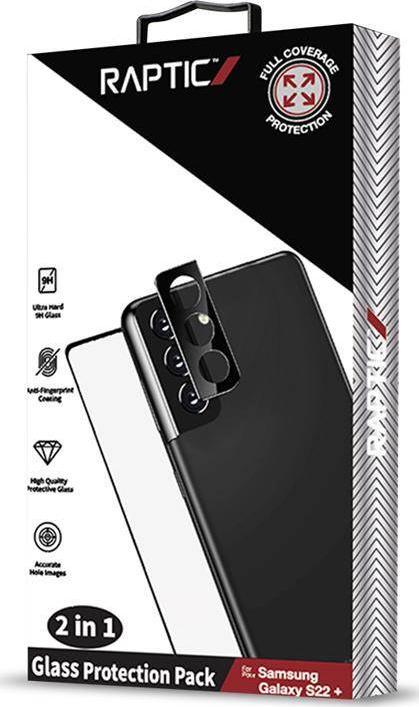X-Doria X-Doria Raptic Glass Protection Pack-sada temperovaného skla na obrazovce + Samsung Galaxy S22 + Cover Camera
