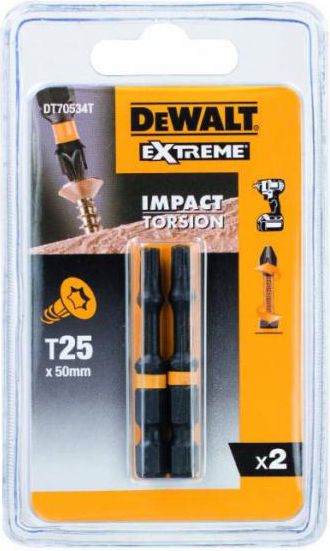 Narážecí bit Dewalt T25 2 ks. (DT70534T)