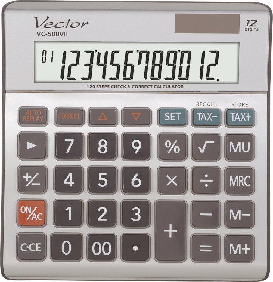VECTOR CALCULATOR OFFICE KAV VC-500 VII GREY