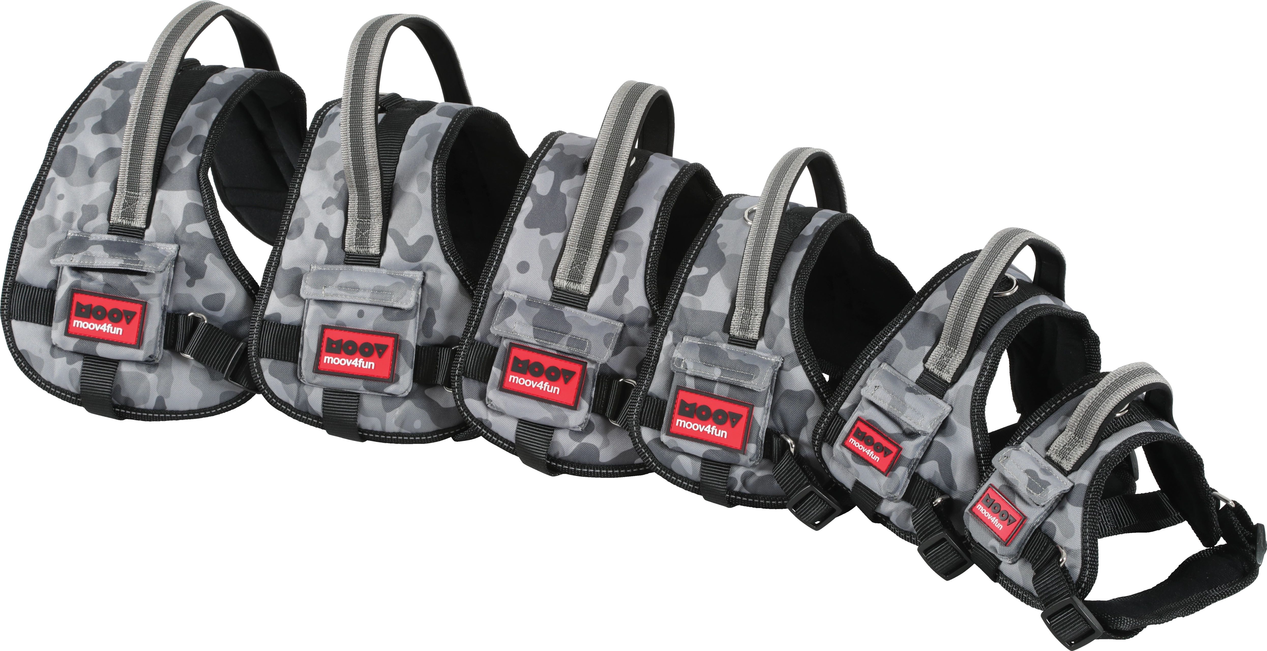 Zolux Postroj ZOLUX MOOV COMFORT nastaviteľný XL, sivý