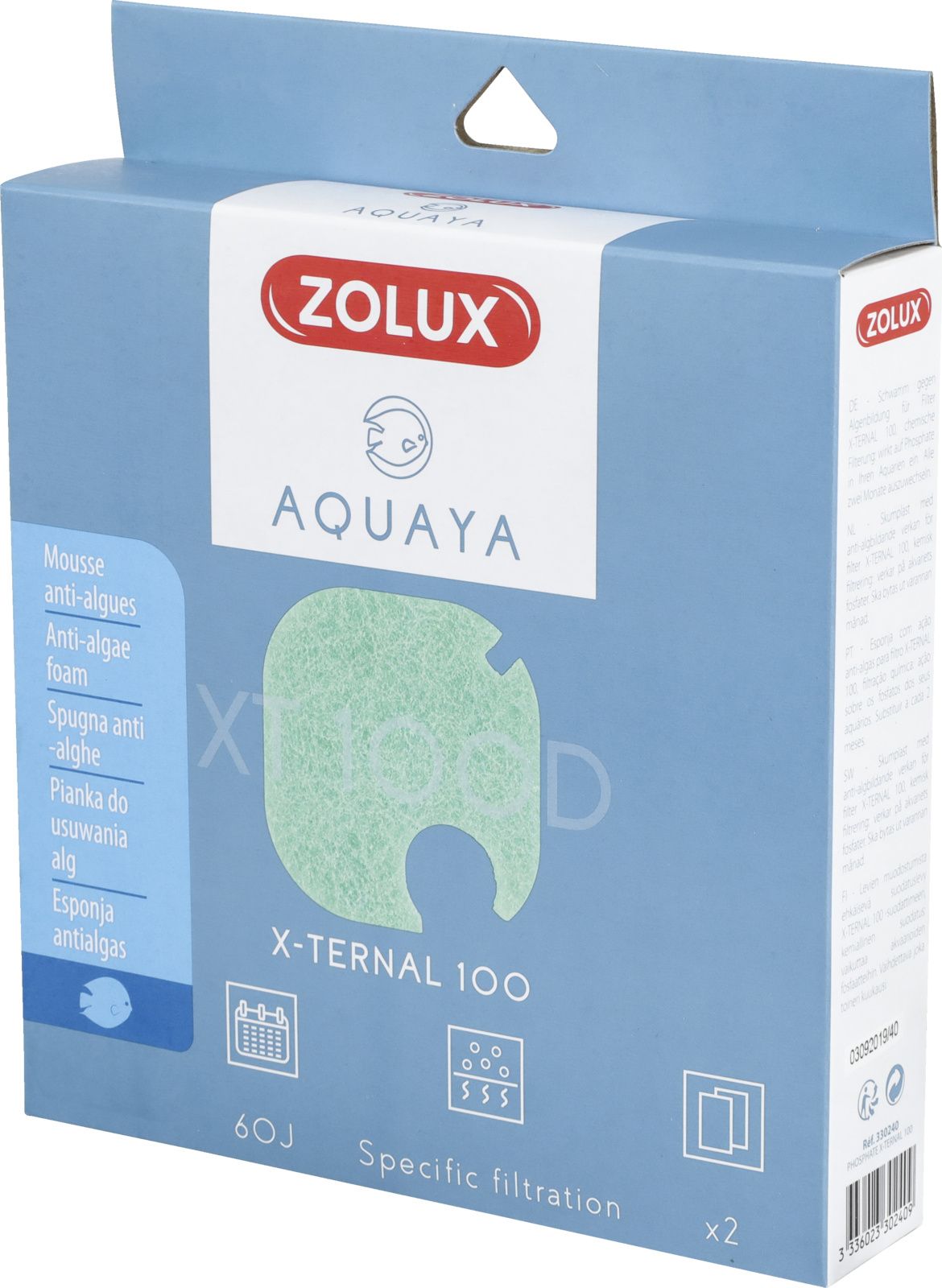 Kartuša Zolux ZOLUX AQUAYA Phosphate Xternal 100