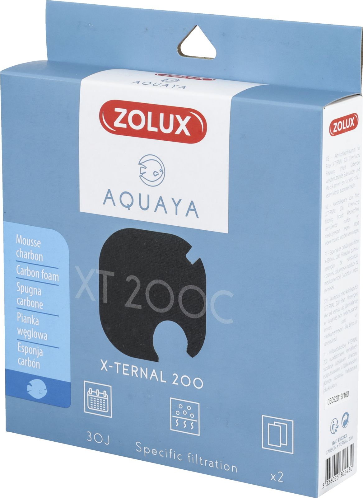 Vložka Zolux ZOLUX AQUAYA Carbon Xternal 200