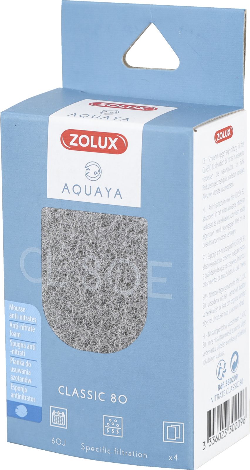 Kartuša Zolux ZOLUX AQUAYA Nitrate Classic 80