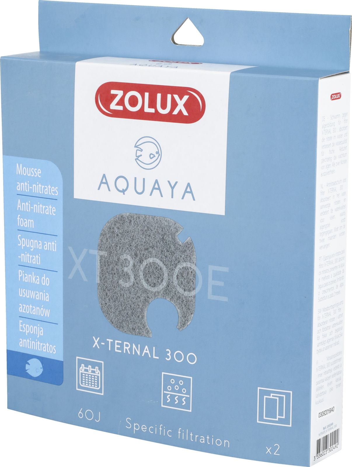 Kazeta Zolux ZOLUX AQUAYA Nitrate Xternal 300