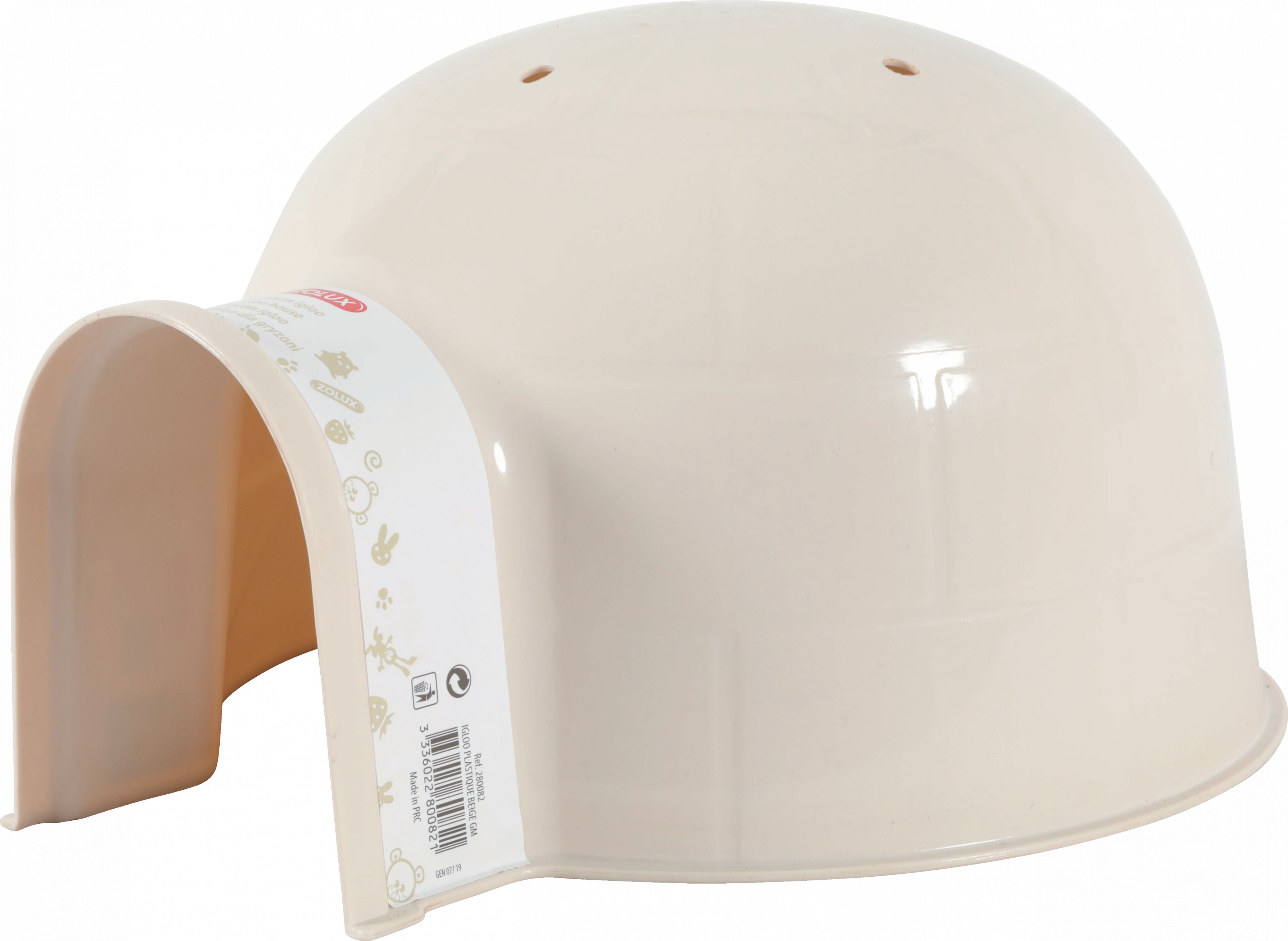 Zolux ZOLUX Igloo pro hlodavce, plastové, velké, béžové barvy