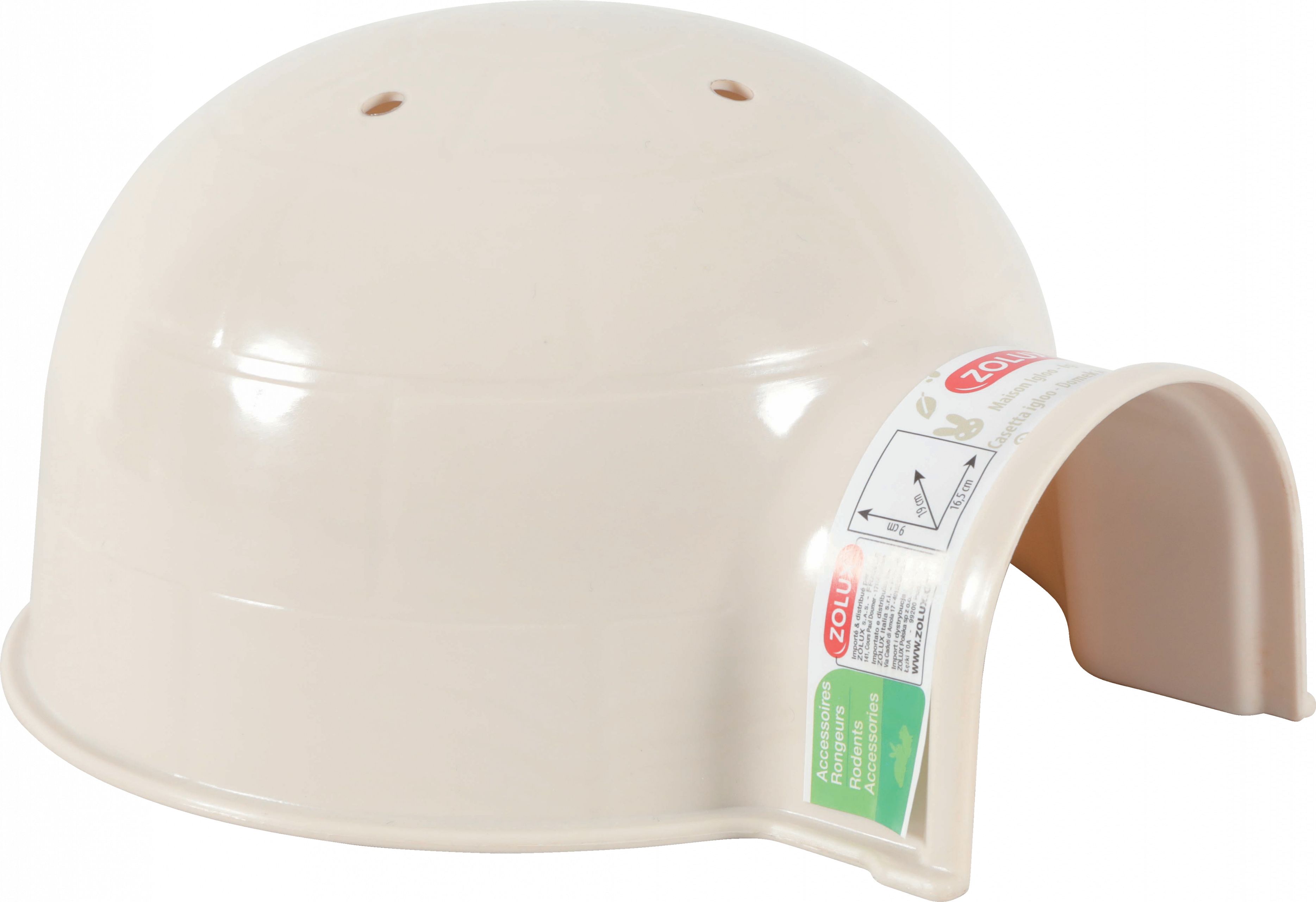 Zolux ZOLUX Igloo pro hlodavce, plastové, malé, barva béžová