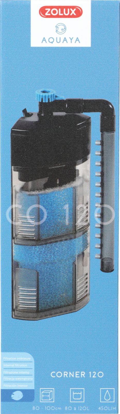 Rohový filtr Zolux AQUAYA 120