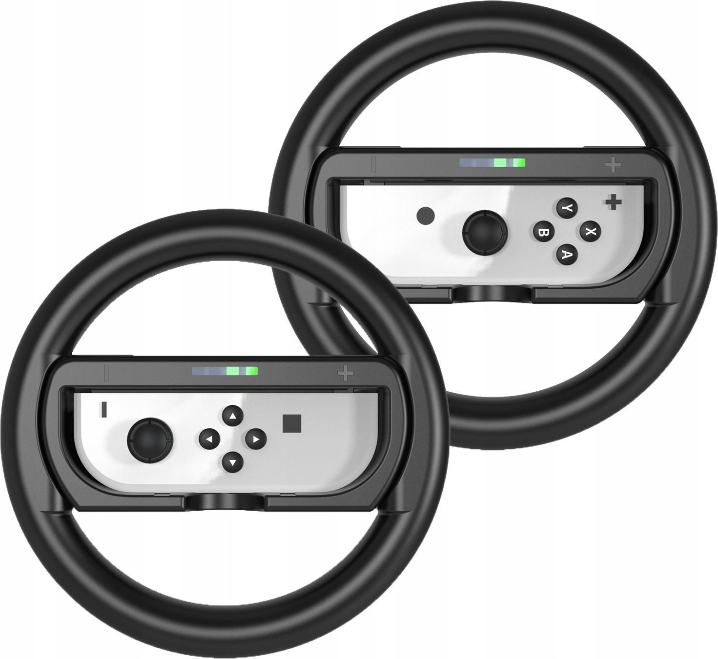 JYS 2x volant + držák 2v1 pro Nintendo Switch OLED a Nintendo Switch