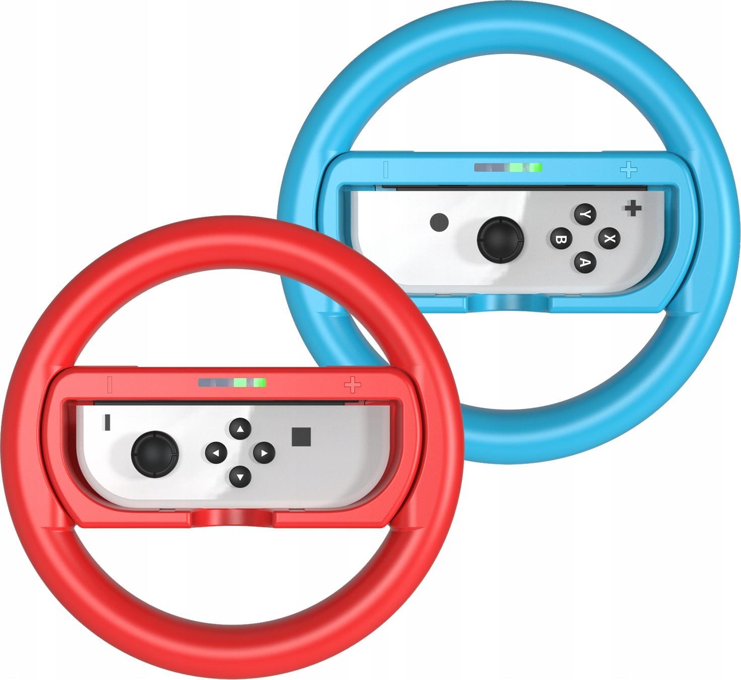JYS 2x volant + držák 2v1 pro Nintendo Switch OLED a Nintendo Switch