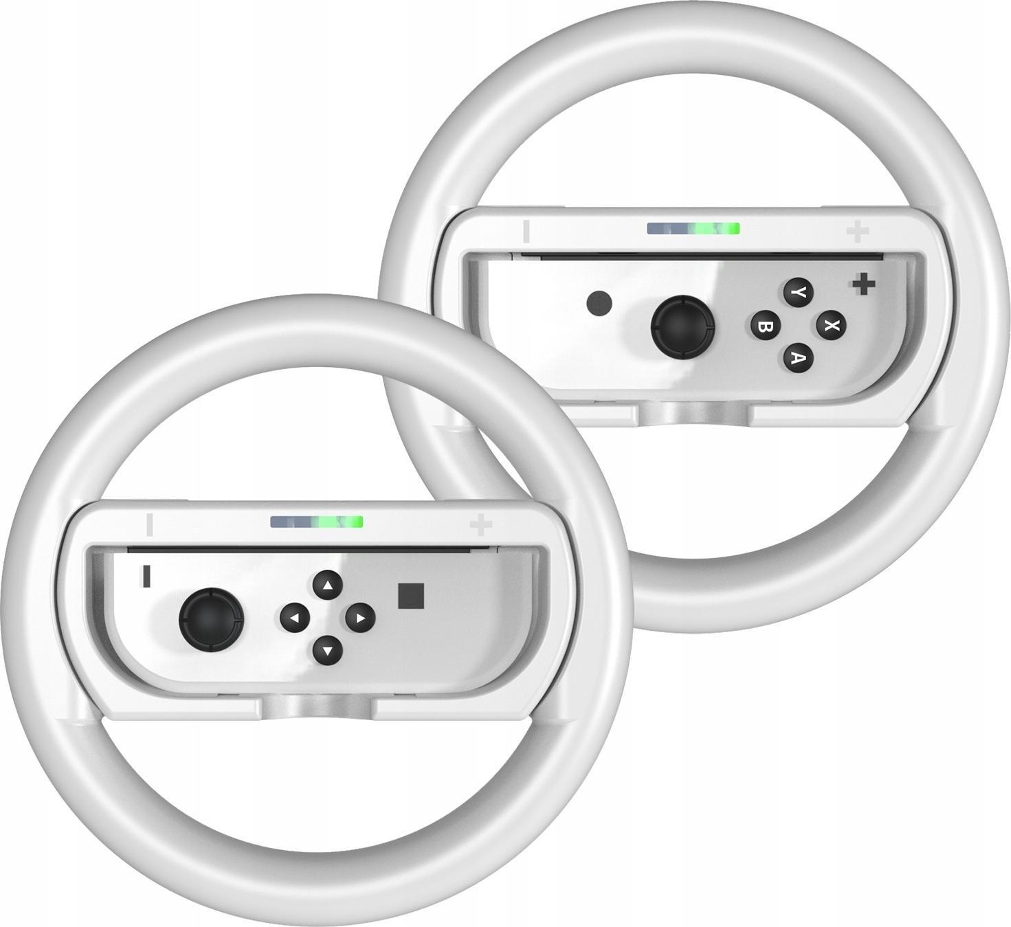 JYS 2x volant + držák 2v1 pro Nintendo Switch OLED a Nintendo Switch