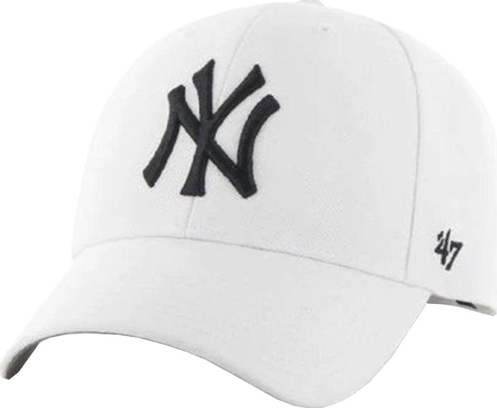 47 Značka 47 Brand New York Yankees MVP Čepice BB-MVPSP17WBP-WH bílá Jedna velikost