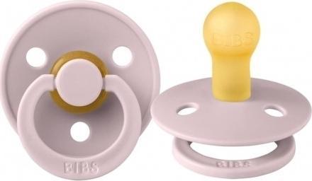 Bryndáčky BIBS COLOR RŮŽOVÁ PLUM M Hevea gumový zklidňující dudlík