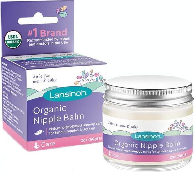 Lansinoh LAN-ORGANIC NIP LOTION + opakovane použiteľné vložky zadarmo