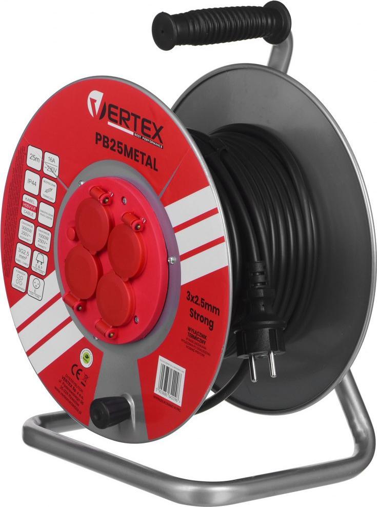 VERTEX PB25METAL 3x2 5 mm Naviják na kabel