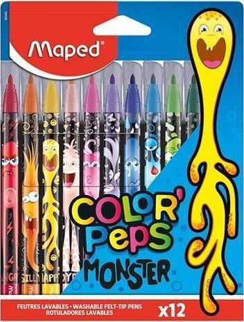 Fixy Maped Colorpeps Monster 12 barev