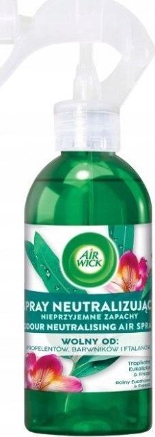Air Wick Air Wick Spray Neutralizace Nepříjemné tropické vůně eukalyptus a frézování 237ml