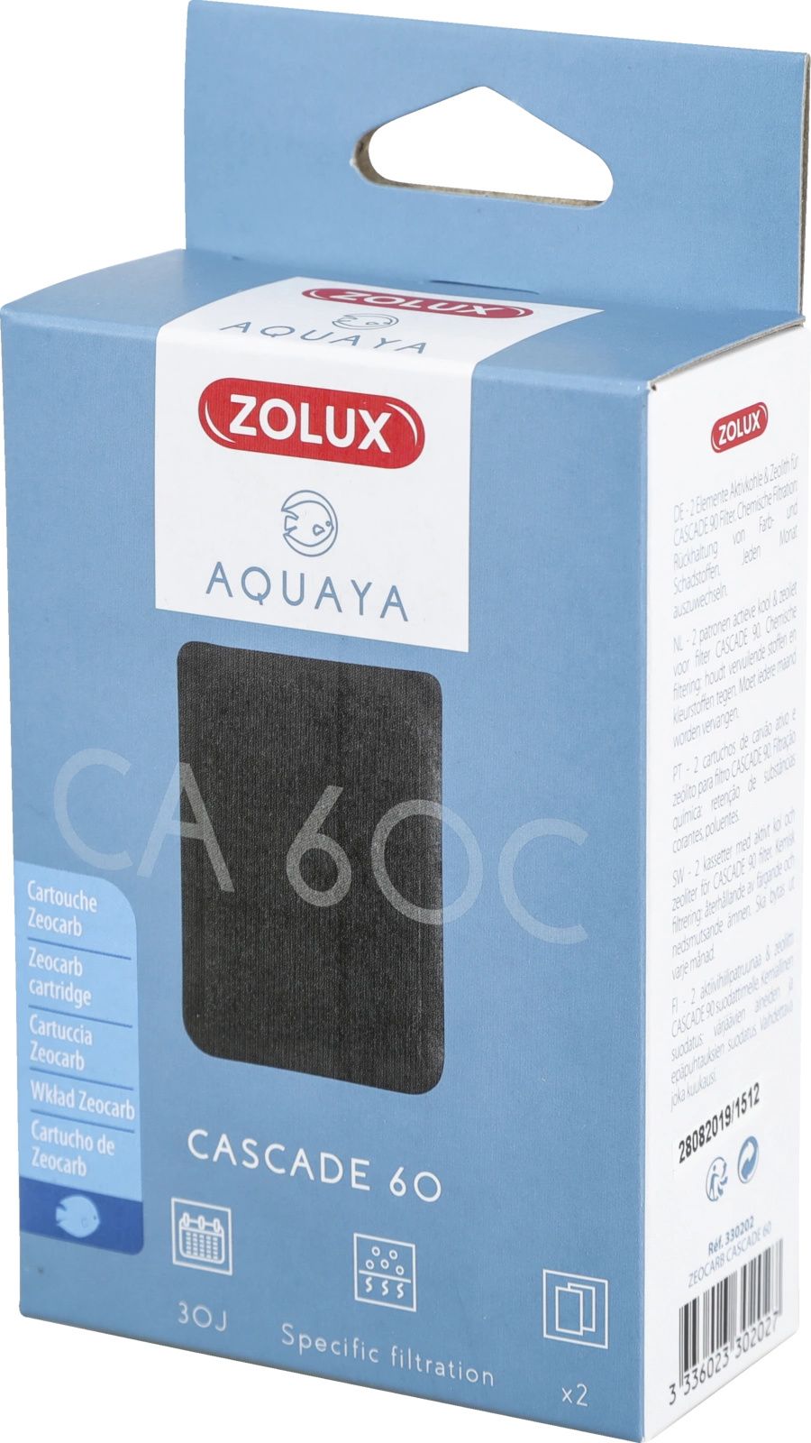Kazeta Zolux ZOLUX AQUAYA Zeocarb Cascade 60