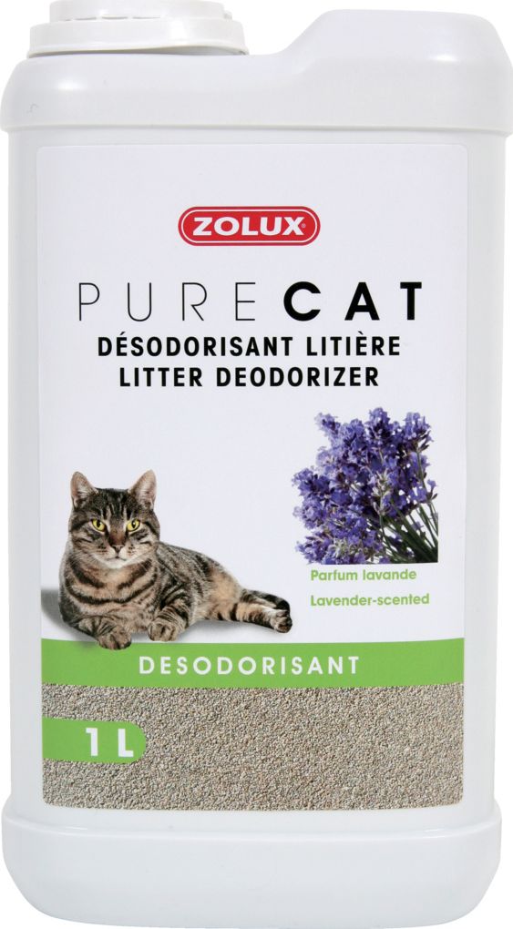 Zolux ZOLUX PURECAT deodorant pro kočky s vůní levandule 1l