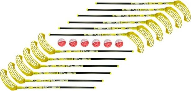 Unibros Unibros Reiku+ Set 95 cm (12 holí + 6 míčků)