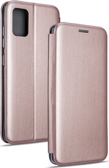 Knižte magnetický Samsung A21S A217 Pink-Gold/Rose Gold pouzdro